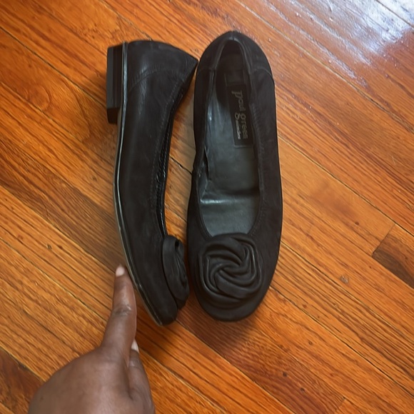 Paul Green black ballerina flat size 3 1/2 - Picture 2 of 9